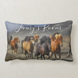 naam Wilde Paarden Pillow Kussen