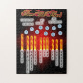 Naam wiskunde die plaats legpuzzel (Verticaal)