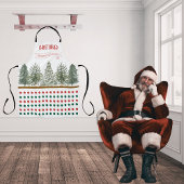 Naam Wit Rood Groen Botanisch Vrolijk Kerstfeest Schort