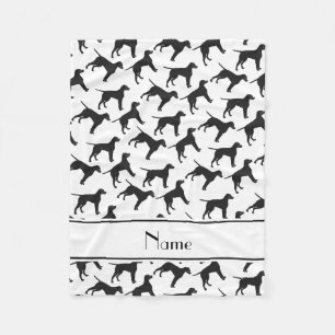 Naam witte krullende honden fleece deken