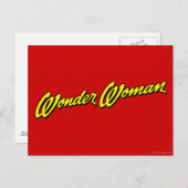 Naam Wonder Woman Briefkaart (Voorkant / Achterkant)