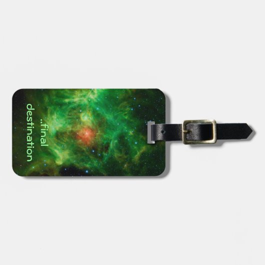 Naam, Wreath Nebula, afbeelding voor ruimte Bagagelabel (Voorkant horizontaal)