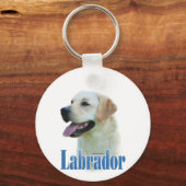 Naam Yellow Labrador Retriever Sleutelhanger (Achterkant)