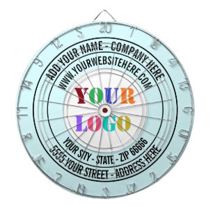 Naam zakelijke Logo Adres Website Dart Board Cadea Dartbord
