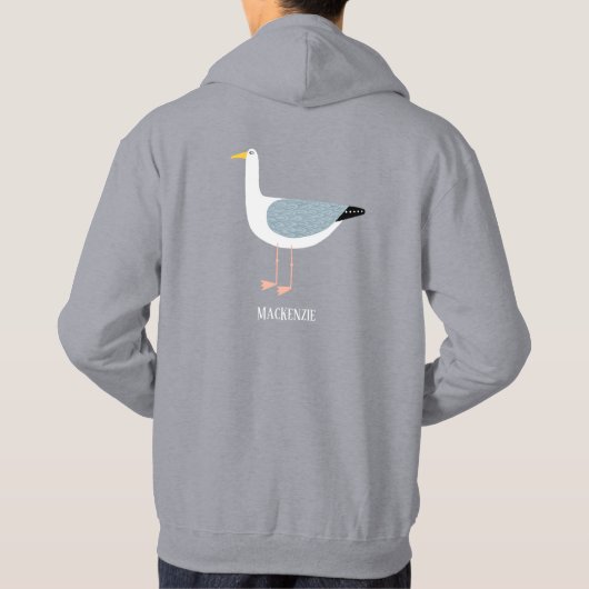 Naam zeemleder hoodie (Achterkant)