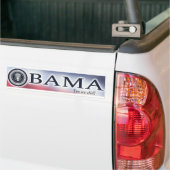 Naam & zegel, bumpersticker "Yes we did!" (Op Truck)