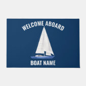 Naam zeilboot deurmat (Voorkant)