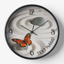 Naam, Zen Garden 10.75-in Acryl wandklok