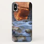 Naam, Zion National Park, Utah, de Narrows Case-Mate iPhone Case (Achterkant)