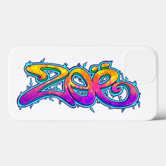 Naam ZOE Graffiti - Case-Mate iPhone Case (Achterkant (horizontaal))