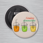 Naam, Zomer 2.25-in Button Magnet Bottle Opener