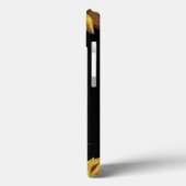 Naam zonnebloemmonogram Case-Mate iPhone case (Achterkant / Links)