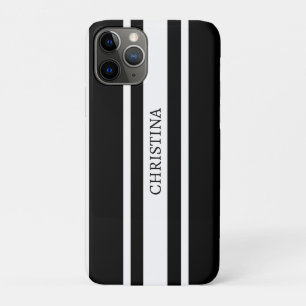 Naam Zwart ontwerp, aangepaste naam Zwart Case-Mate iPhone Case