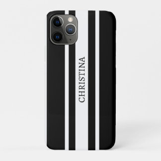 Naam Zwart ontwerp, aangepaste naam Zwart Case-Mate iPhone Case