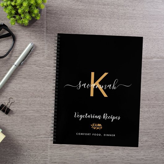 Naam zwart werkboek ontvangen notitieboek