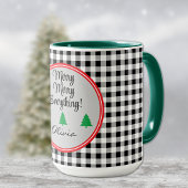 Naam, Zwart & Wit Buffalo Check 15oz. combo Mok