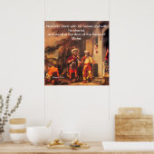 Naaman Healed by Elisha - Poster (Keuken)