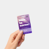 Naambadge ID-sjabloon voor eigen kerkgebruik Badge (Handheld)