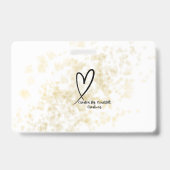 Naambadge Massagetherapeut Badge (Achterkant)