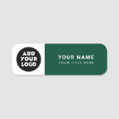 Naambadge met eigen logo voor personeel naamplaatje (Voorkant)