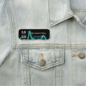 Naambadge met magneet voor ziekenhuispersoneel, op naamplaatje (In situ)