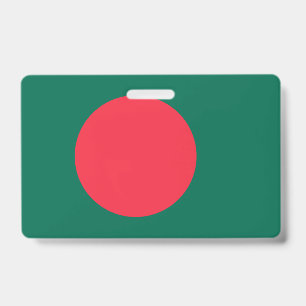 Naambadge met vlag van Bangladesh Badge