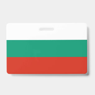 Naambadge met vlag van Bulgarije Badge
