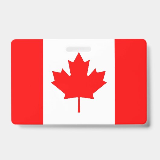 Naambadge met vlag van Canada Badge (Voorzijde)