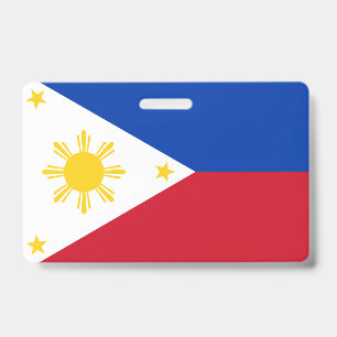 Naambadge met vlag van de Filipijnen Badge