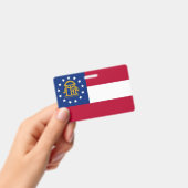 Naambadge met vlag van de staat Georgia, VS Badge (Handheld)