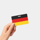 Naambadge met vlag van Duitsland Badge (Handheld)