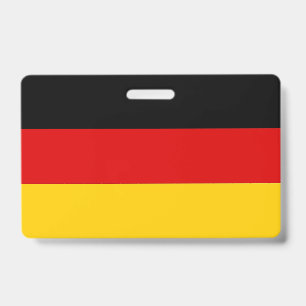 Naambadge met vlag van Duitsland Badge