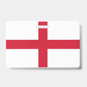 Naambadge met vlag van Engeland, Verenigd Koninkri Badge