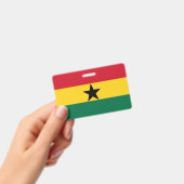 Naambadge met vlag van Ghana Badge (Handheld)