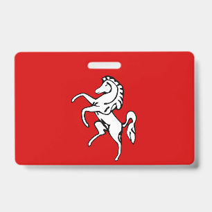 Naambadge met vlag van Kent county, Engeland Badge