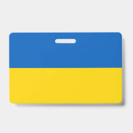 Naambadge met vlag van Oekraïne Badge