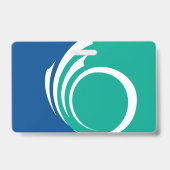 Naambadge met vlag van Ottawa, Canada Badge (Achterkant)