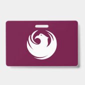 Naambadge met vlag van Phoenix City Badge (Achterkant)