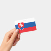 Naambadge met vlag van Slowakije Badge (Handheld)