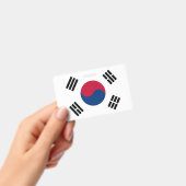 Naambadge met vlag van Zuid-Korea Badge (Handheld)