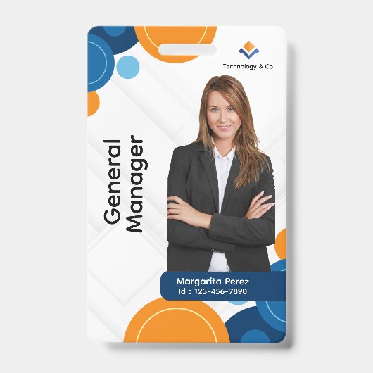 Naambadge Personeelskaart Knop Badge (Voorzijde)
