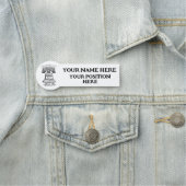Naambadge - Twee Regels Naamplaatje (In situ)