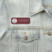 Naambadge voor werknemer naamplaatje (In situ)