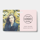 Naambadgekaart | Aangepaste personeels-ID-badges Badge (Voorzijde)