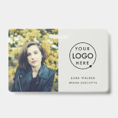 Naambadgekaart | Aangepaste personeels-ID-badges Badge (Voorzijde)