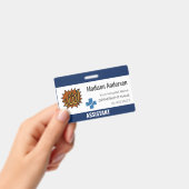 Naambadges ID-kaarthouder met haspel voor badgecli Badge (Handheld)