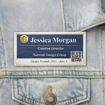 Naambadges op maat | Elegante evenementenbadges
