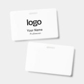 Naambadjes Speldjes Badge (Voor- en achterkant)