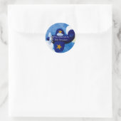 Naamboek borden ronde sticker (Tas)