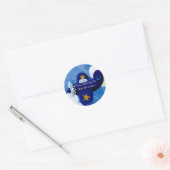Naamboek borden ronde sticker (Envelop)